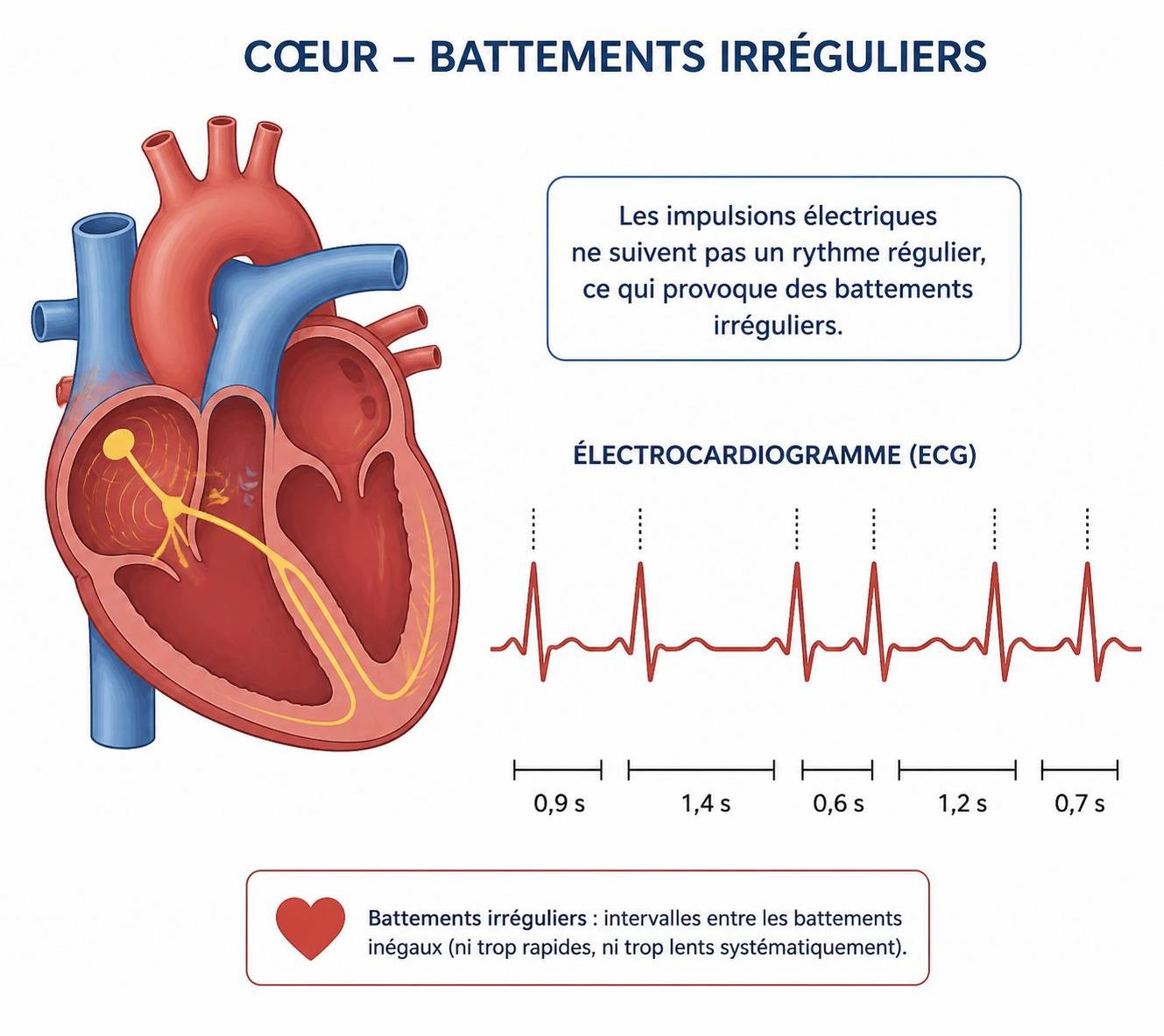 découvrez les causes fréquentes des extrasystoles, ces battements cardiaques irréguliers, et apprenez à mieux comprendre ce phénomène pour mieux le gérer au quotidien.