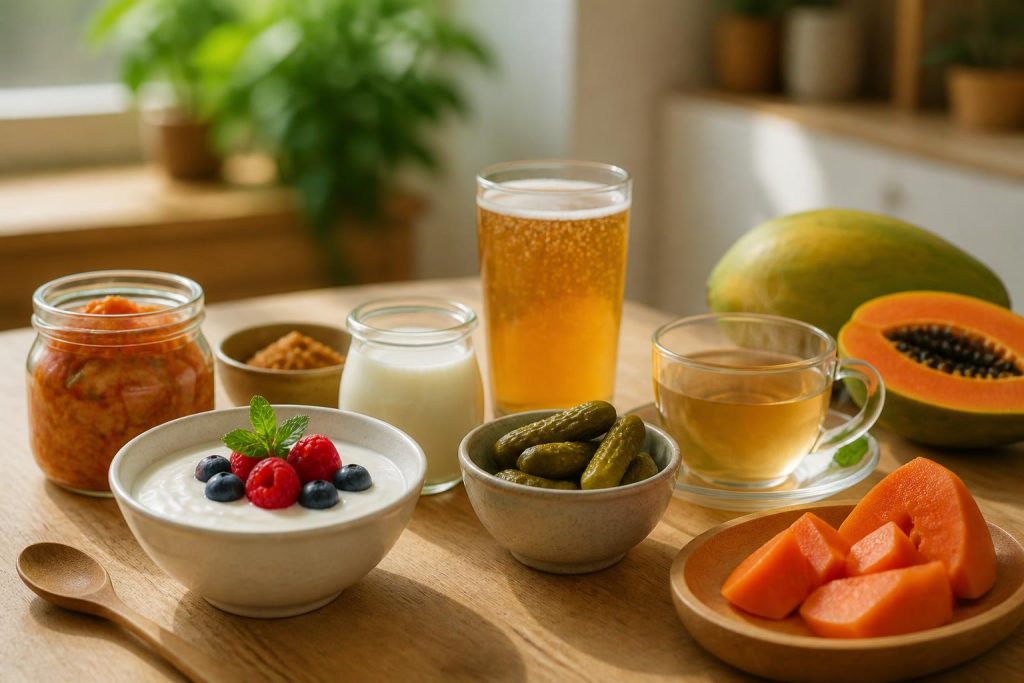 découvrez quels probiotiques et aliments choisir pour réduire les ballonnements et apaiser votre ventre naturellement.
