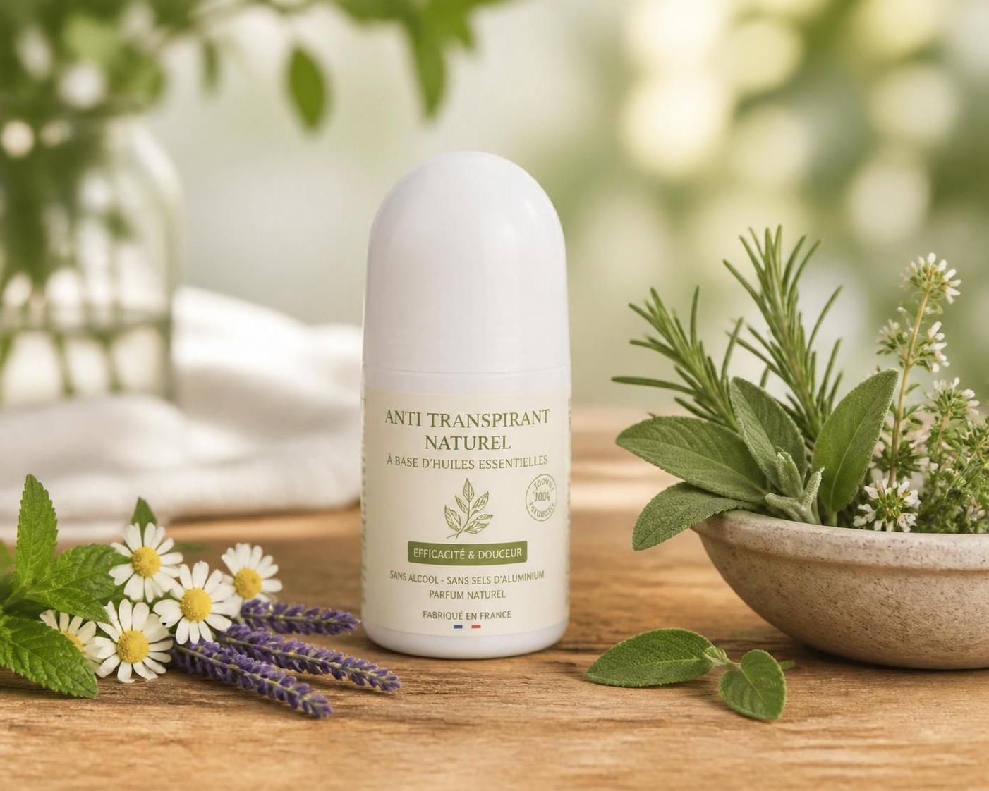 découvrez notre anti transpirant à l’huile essentielle, une solution naturelle efficace pour limiter la transpiration tout en respectant votre peau.