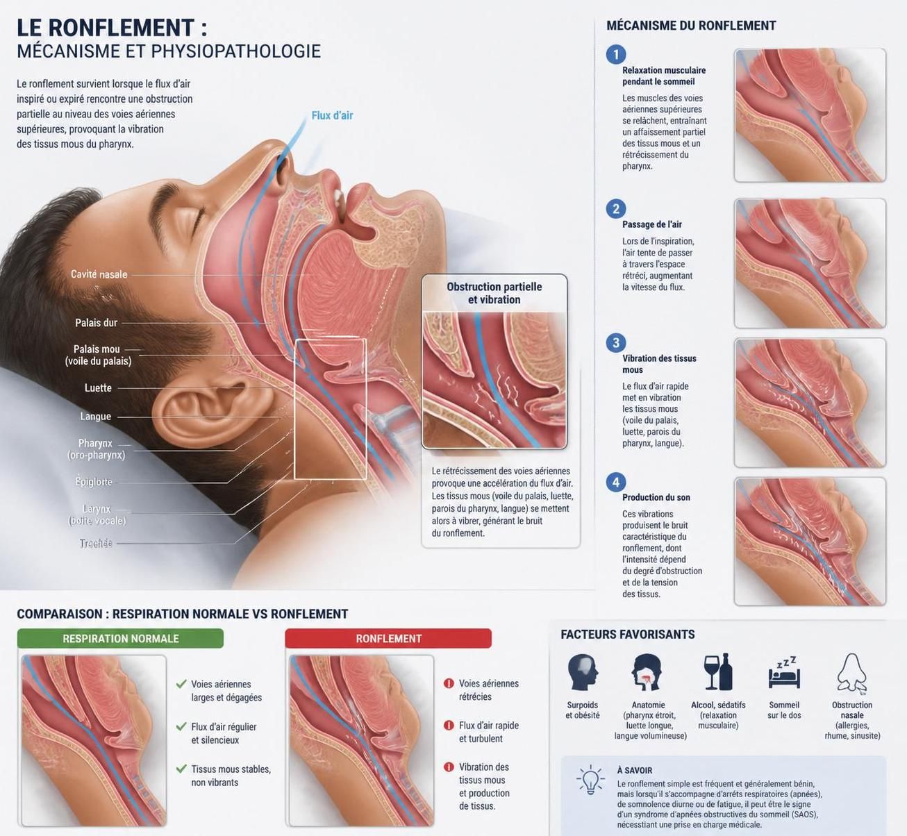 découvrez les causes méconnues du ronflement et comment mieux comprendre ce trouble nocturne pour améliorer votre sommeil et celui de vos proches.