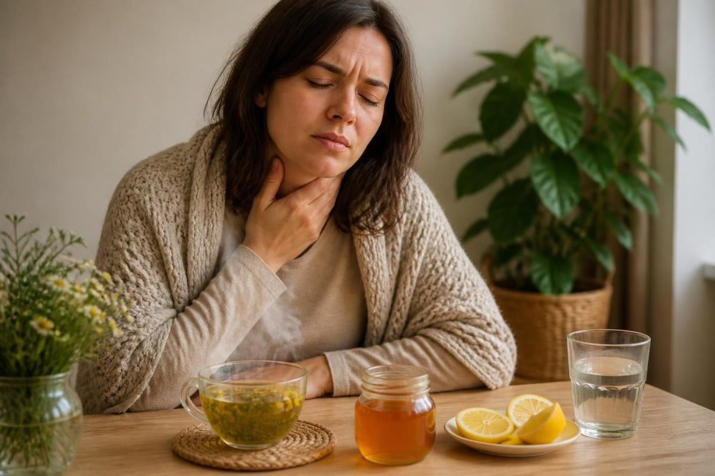 découvrez des méthodes naturelles efficaces pour soulager un mal de gorge tenace et apaiser la douleur sans médicaments.