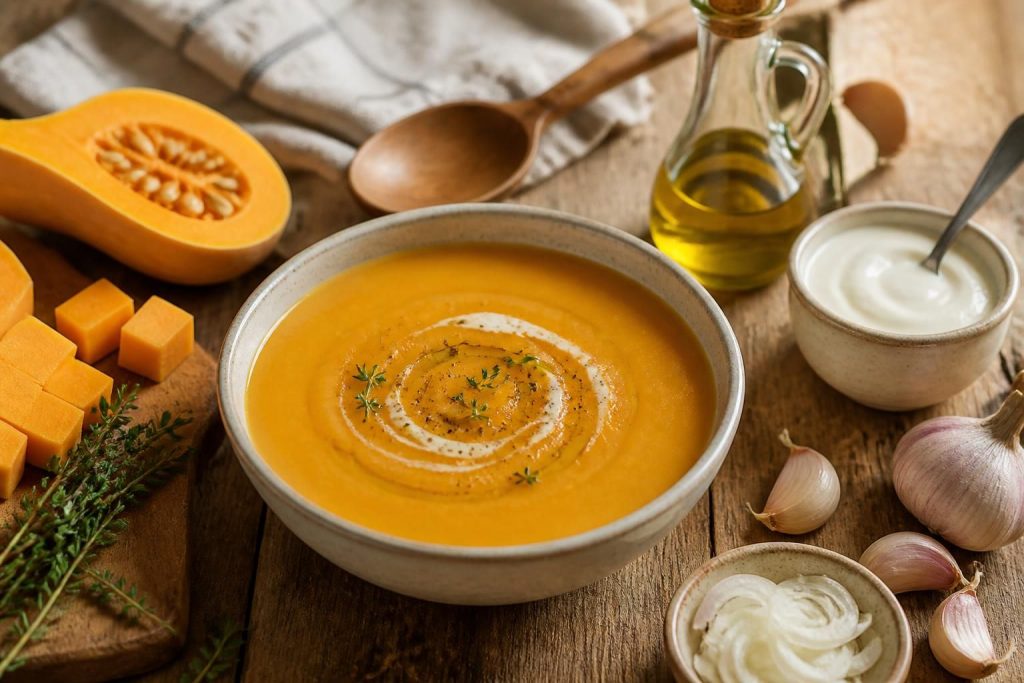 découvrez nos astuces simples pour préparer une soupe de butternut onctueuse et riche en saveurs. une recette parfaite pour régaler vos papilles et réchauffer vos soirées.