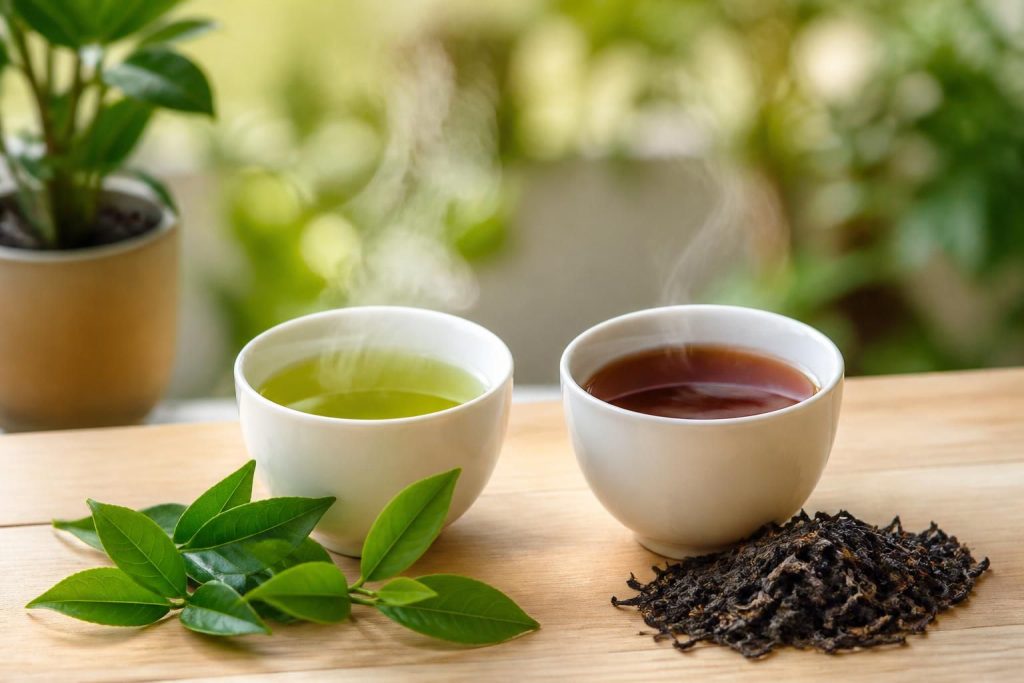 découvrez quelle infusion, thé vert ou thé noir, est la plus efficace pour accompagner votre perte de poids et bénéficier de leurs bienfaits minceur.